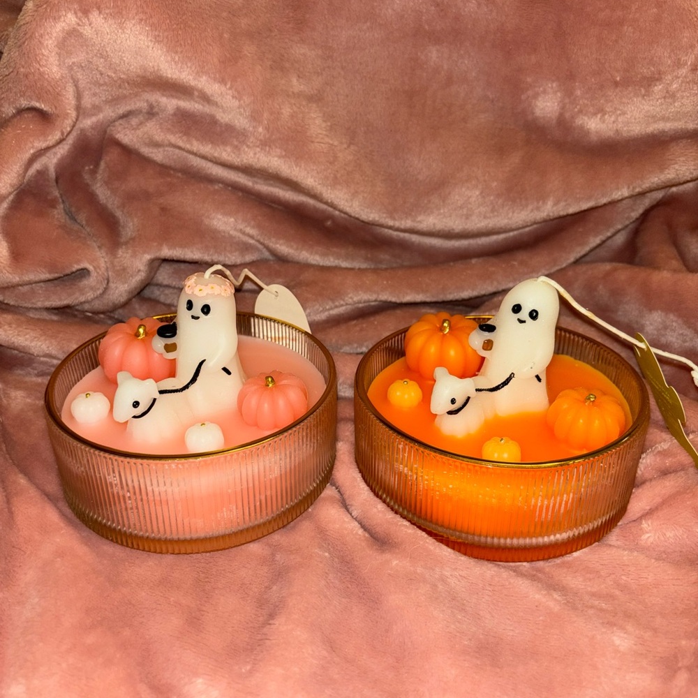 ghost walking dog candles